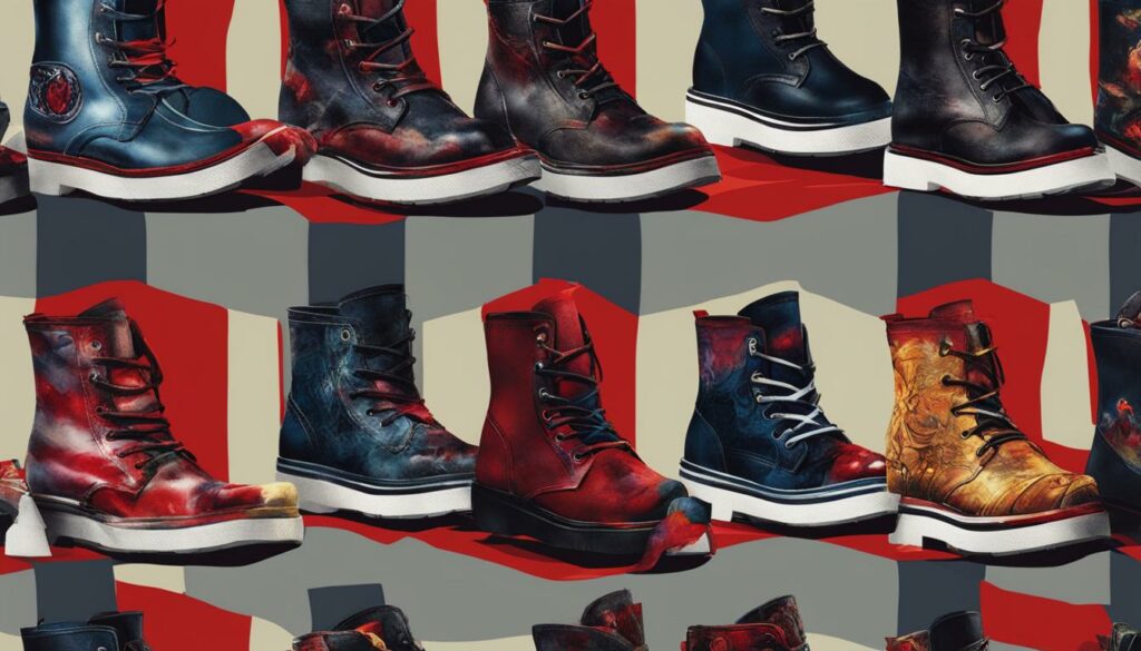 Chucky's distinctive footwear