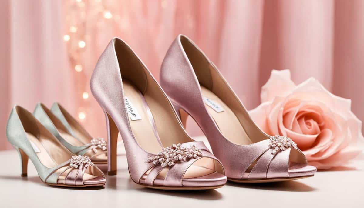 what color shoes go with a dusty rose dress