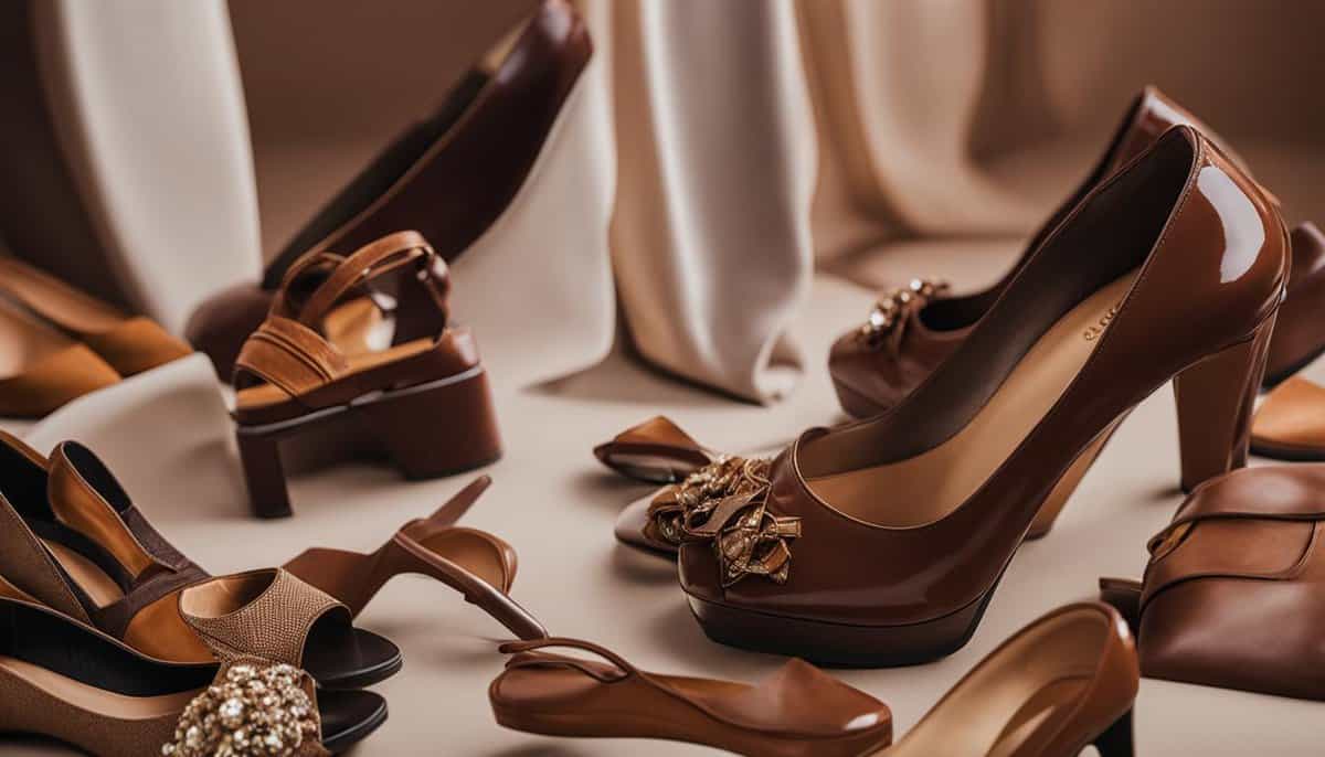 what color shoes go with brown dress