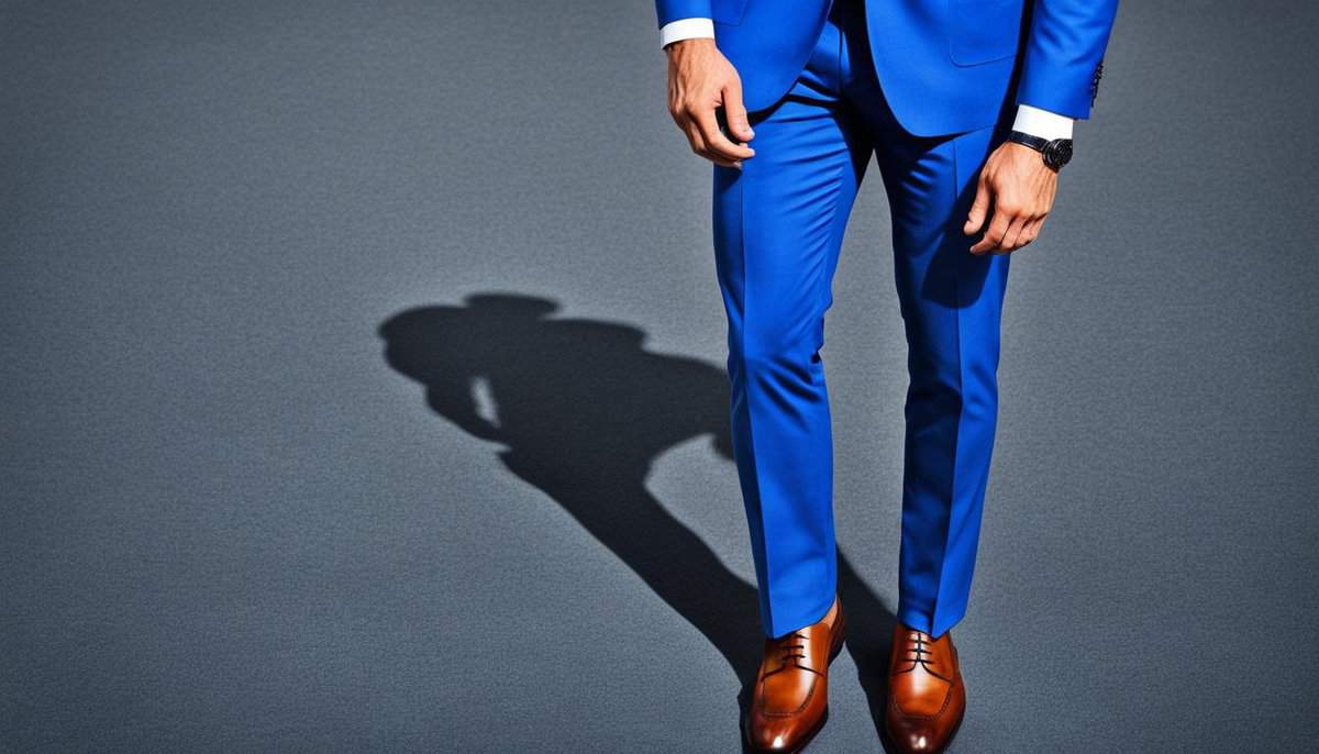 what color shoes to wear with blue pants