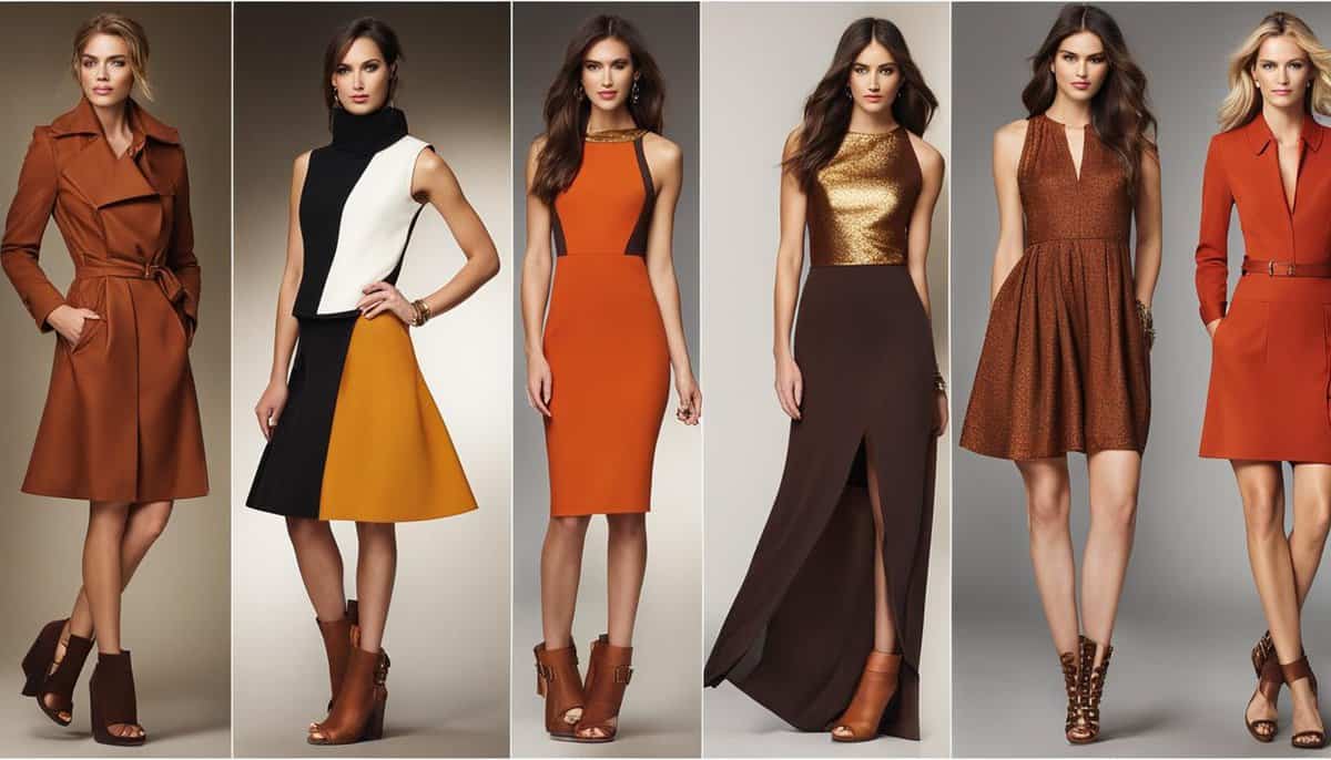 what color shoes to wear with burnt orange dress