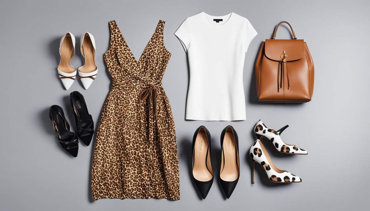 what color shoes to wear with leopard print dress