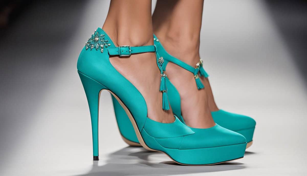 what color shoes to wear with turquoise dress