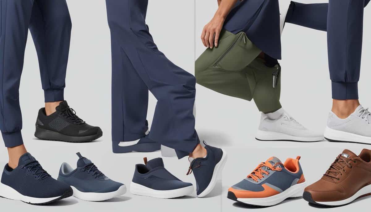 what shoes to wear with jogger scrubs